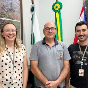 Kelly de Lima, Délcio Tonelli e André Locatelli