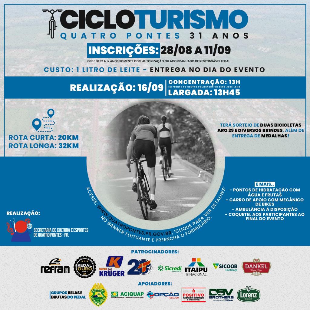 3º CicloTurismo São Domingos - Agenda Esportiva